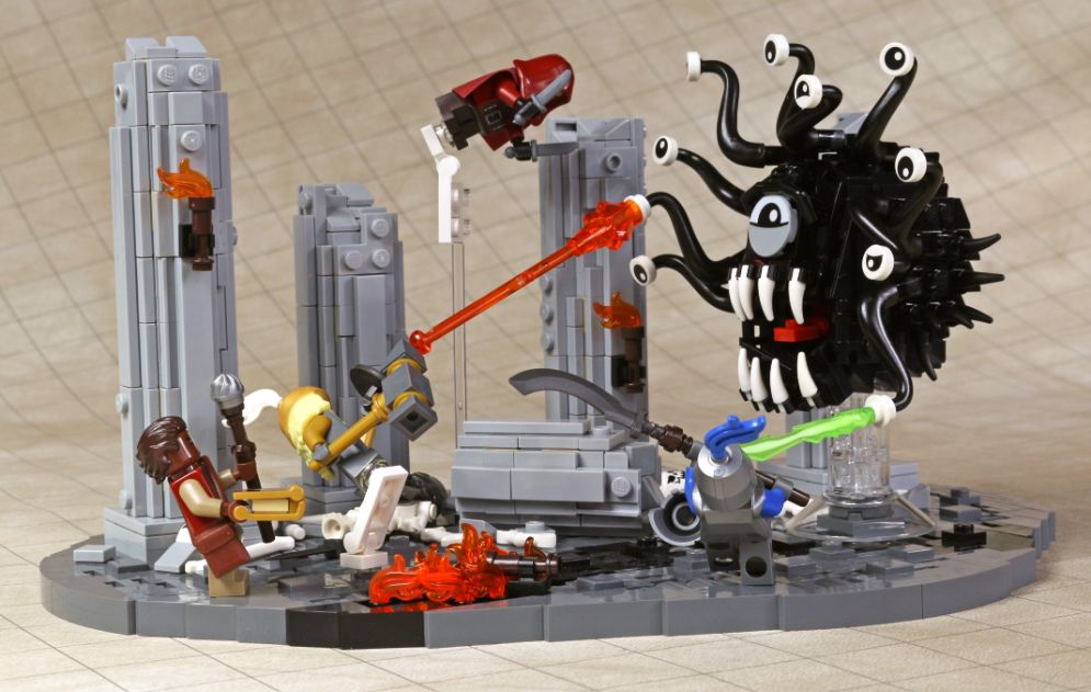 blocksmagazine's tweet photo. Any D&amp;D fans out there? Check out this Beholder Lair #LEGO build by Taylor Walker #weloceMOCs #dungeonsanddragons https://t.co/ZhnkA1CD8i