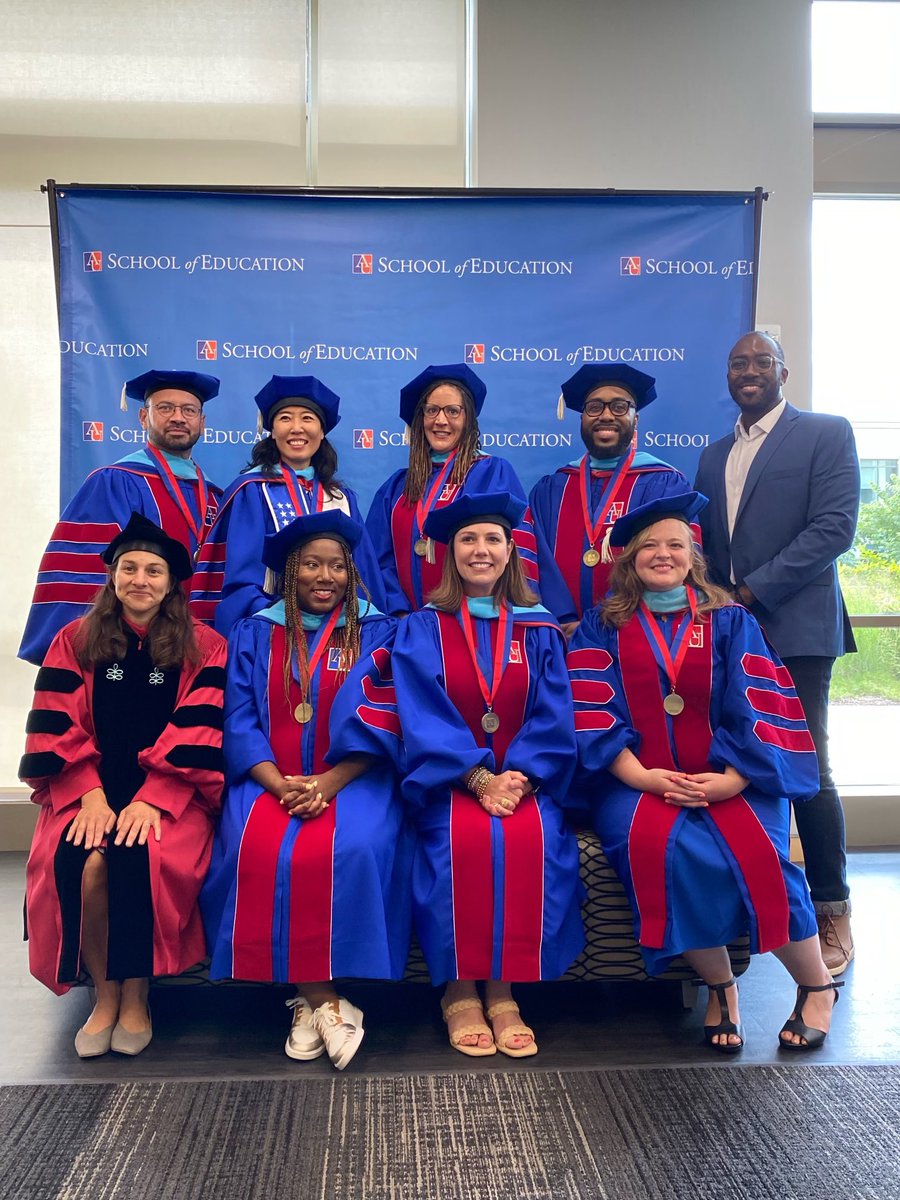 Let’s celebrate and congratulate all that Cohort 2 has accomplished and overcome and yet to do!!   Congratulations EdD Graduates. <a href="/AU_SchoolofEd/">AU School of Ed</a> #cohort 2