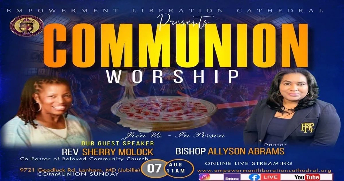 EmpowerCathedrl's tweet photo. Today, don’t miss this worship. Guest preacher - Rev Sherry Molock, co-pastor of Beloved Community Church. https://t.co/IxmWtZhgc8