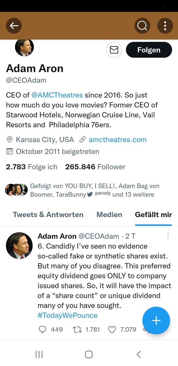 RCMarioKart's tweet image. @CEOAdam liked his own posts 😄 #AMCScam