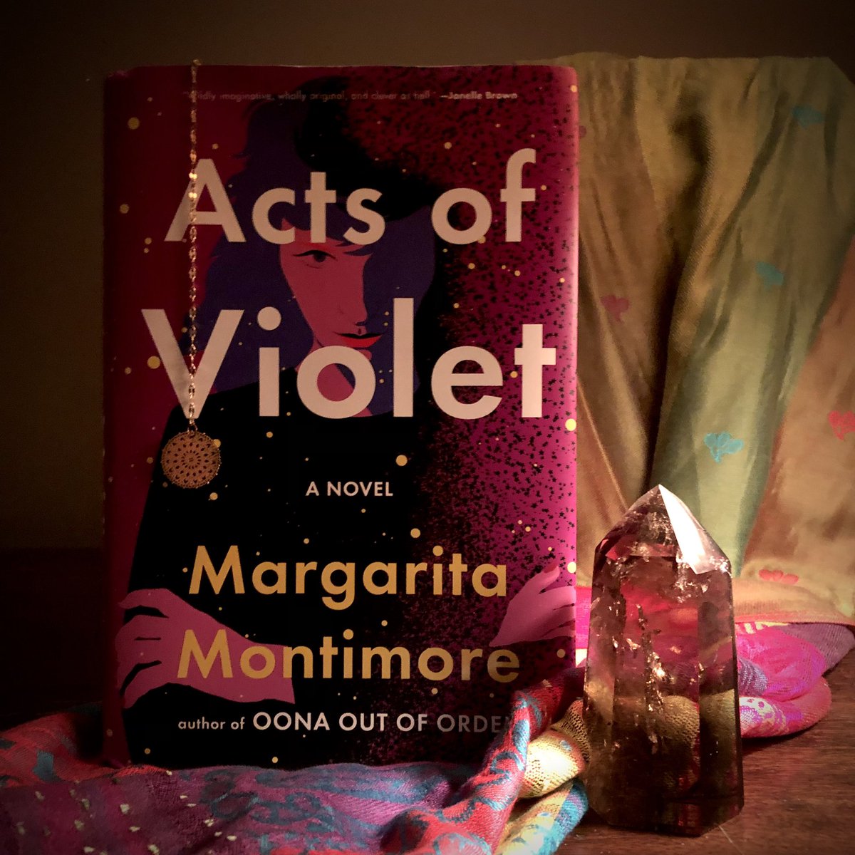 Thank you @flatironbooks for sending @damiella’s newest work of wonder, ACTS OF VIOLET! So excited to hide away and read it today…