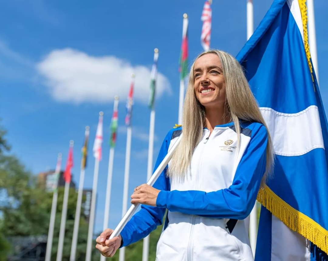 EilishMccolgan's tweet image. Proud &amp;amp; honoured beyond belief to be asked to carry our flag at the closing ceremony! 🏴󠁧󠁢󠁳󠁣󠁴󠁿 An emotional few days &amp;amp; this just added a little extra to the mix!😭 

Who would've thought when wee Eilish started in this sport 20 years ago... one day she'd be the flag bearer! 🤯 #greetin