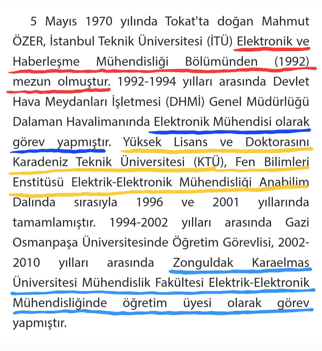 Ben hala <a href="/tcmeb/">Millî Eğitim Bakanlığı</a> in başında #mahmutözer in bulunmasını anlamıyorum. İyi bir akademisyen hatta iyi bir yönetici olabilir ama eğitimci değil. CV mühendislik üzerine ama Milli Eğitim Bakanı yapılmış. Yardımcılarından biri Aile Hekimi biri yine Mühendis...