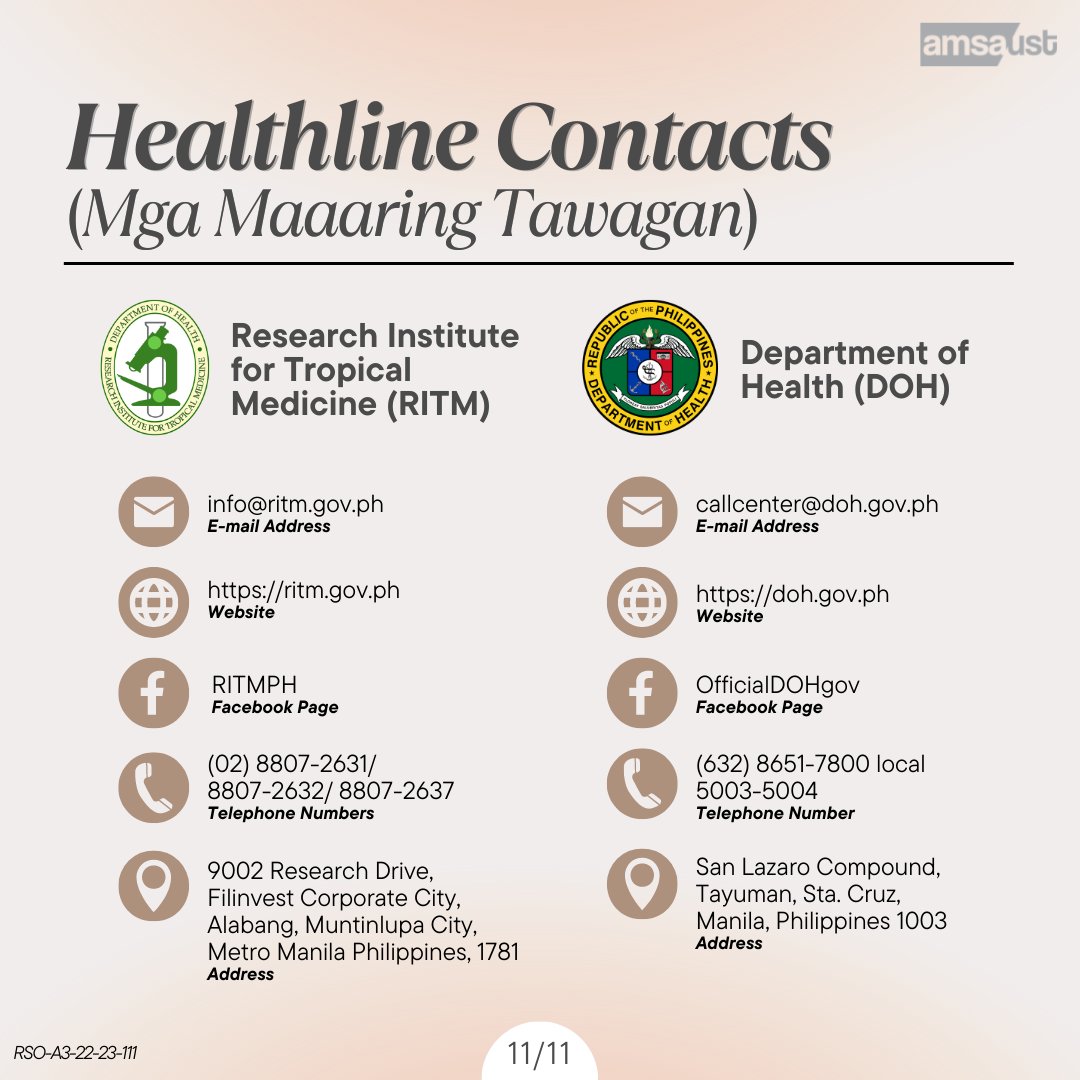 amsaustofficial's tweet photo. 3/3 

References // Healthline Contacts

#AMSAUST
#AMSAUSTSCOPH
#SCOPH
#Monkeypox https://t.co/mhBQZ2XAKc