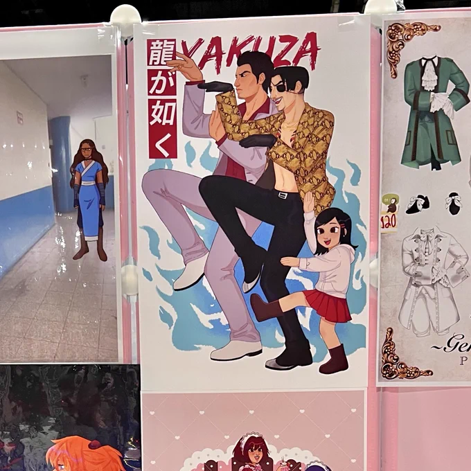 Running low on yakuza prints i didn't know they'd be such a hit at this con 😭❤️ thank youuuu 