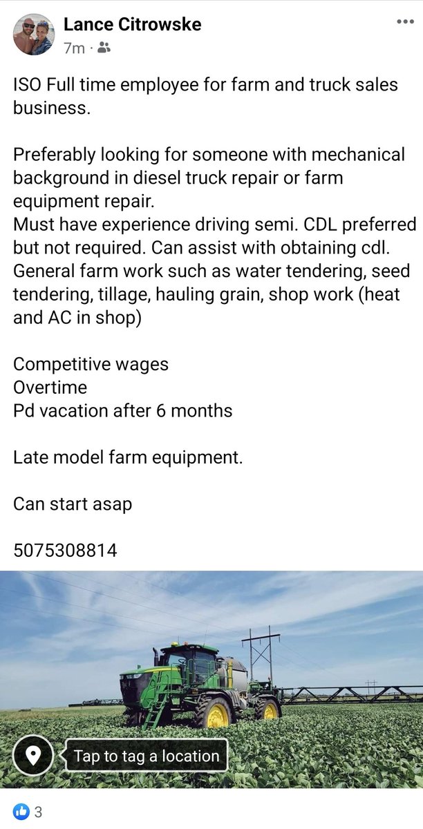 ISO Full time employee