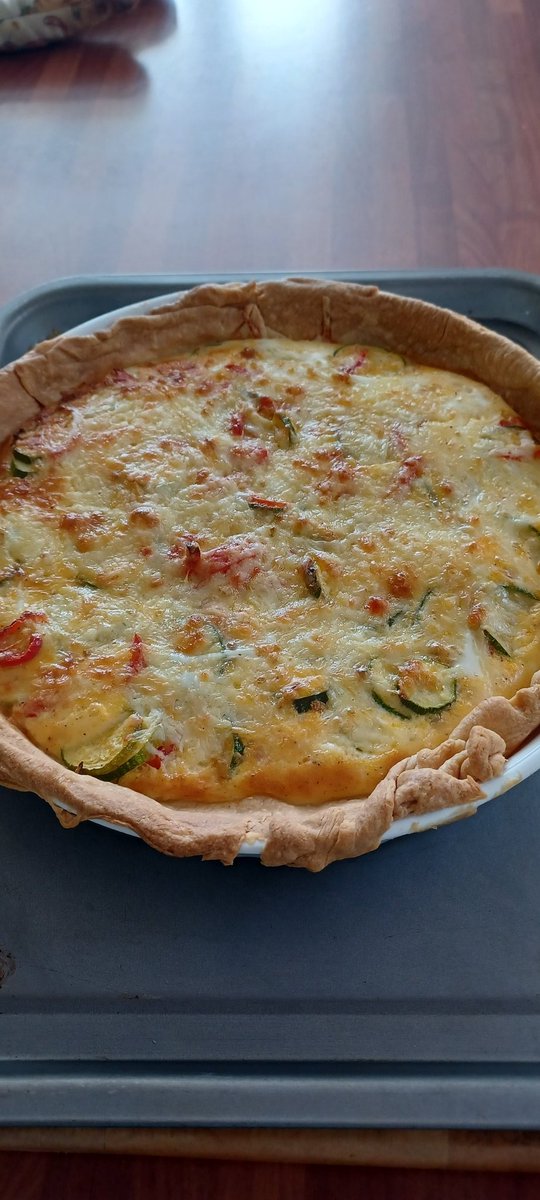 Another use for courgettes with peppers and shallots