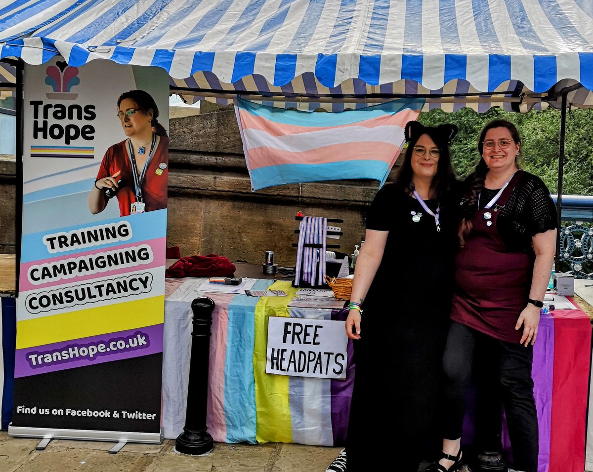 Massive thanks to everyone who visited the stall and shared our posts! We completed six deed polls for #trans peeps, and gave out LITERALLY HUNDREDS of head pats. What an amazing #LeedsPride! As always, have hope, friends!