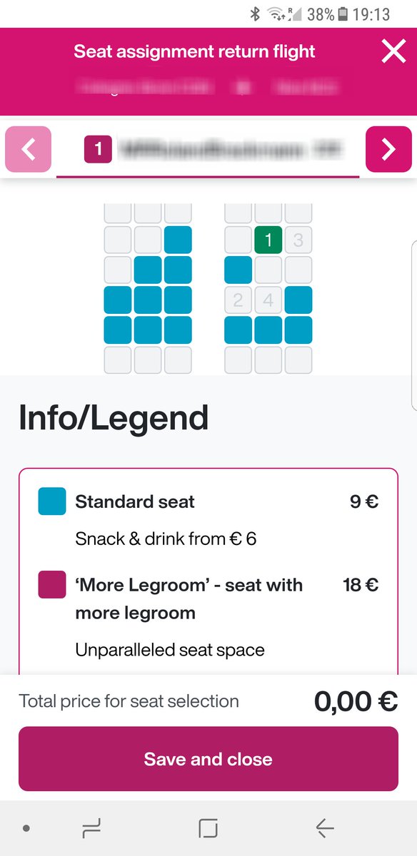 rbrackma's tweet photo. @eurowings when checking in a family of 4 your preseating algorithm decides to separate the family!? Forcing people to pay 9Euro/person in order to sit together? Come on! Please contact me to fix this!!! https://t.co/e2a2c1VZ9X
