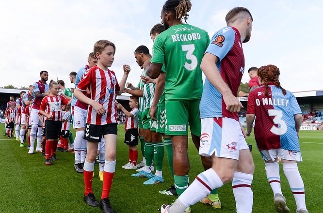 MasonOmalley08's tweet photo. Kicking it off with 3 points and assist numero uno☝🏼top support from the fans and especially my little friend👏🏼 @SUFCOfficial https://t.co/a7QRcnPjkk