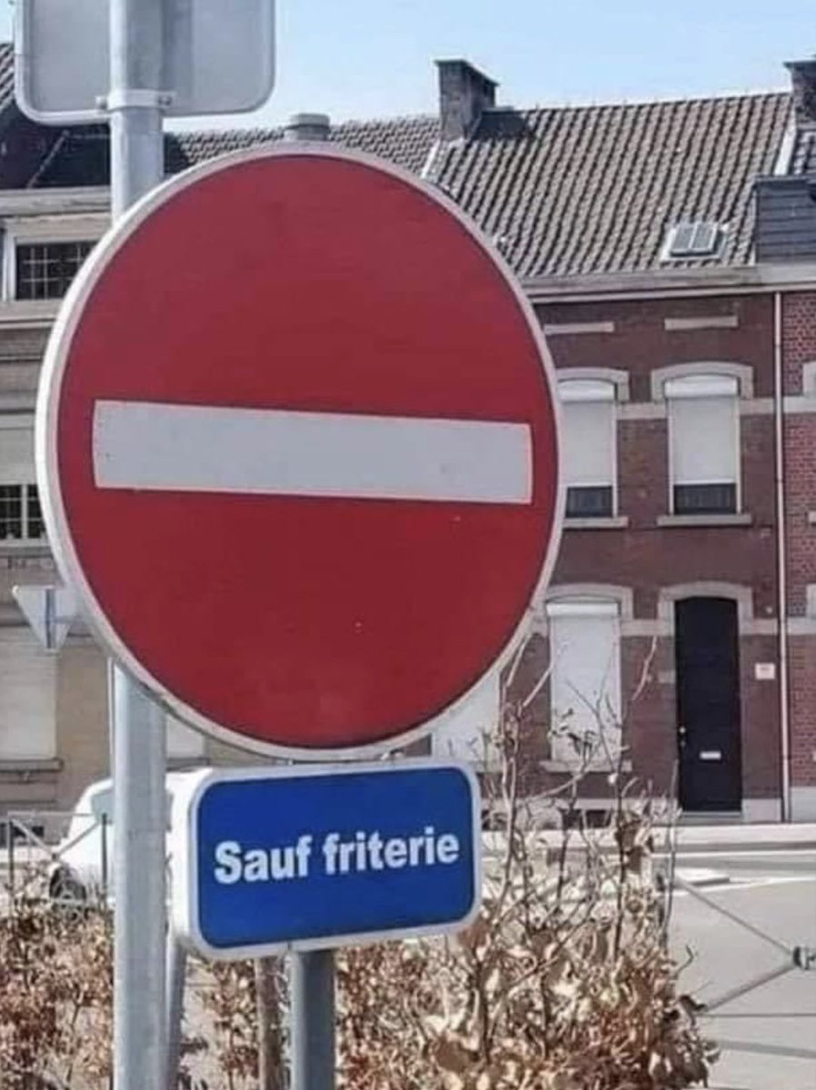 The Belgians have got their priorities straight