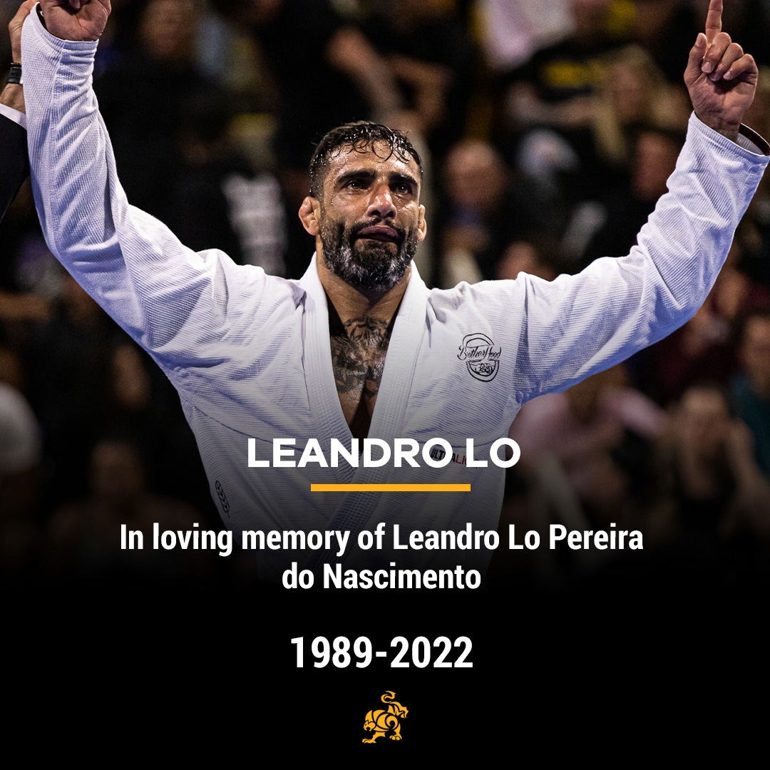 The IBJJF and Jiu Jitsu community are extremely saddened to hear of the passing of Leandro Lo. Lo was one of the greatest athletes our sport has ever produced. An example of a true black belt, martial artist and champion on and off the mats. Rest in peace legend. 🙏🏼🕊
