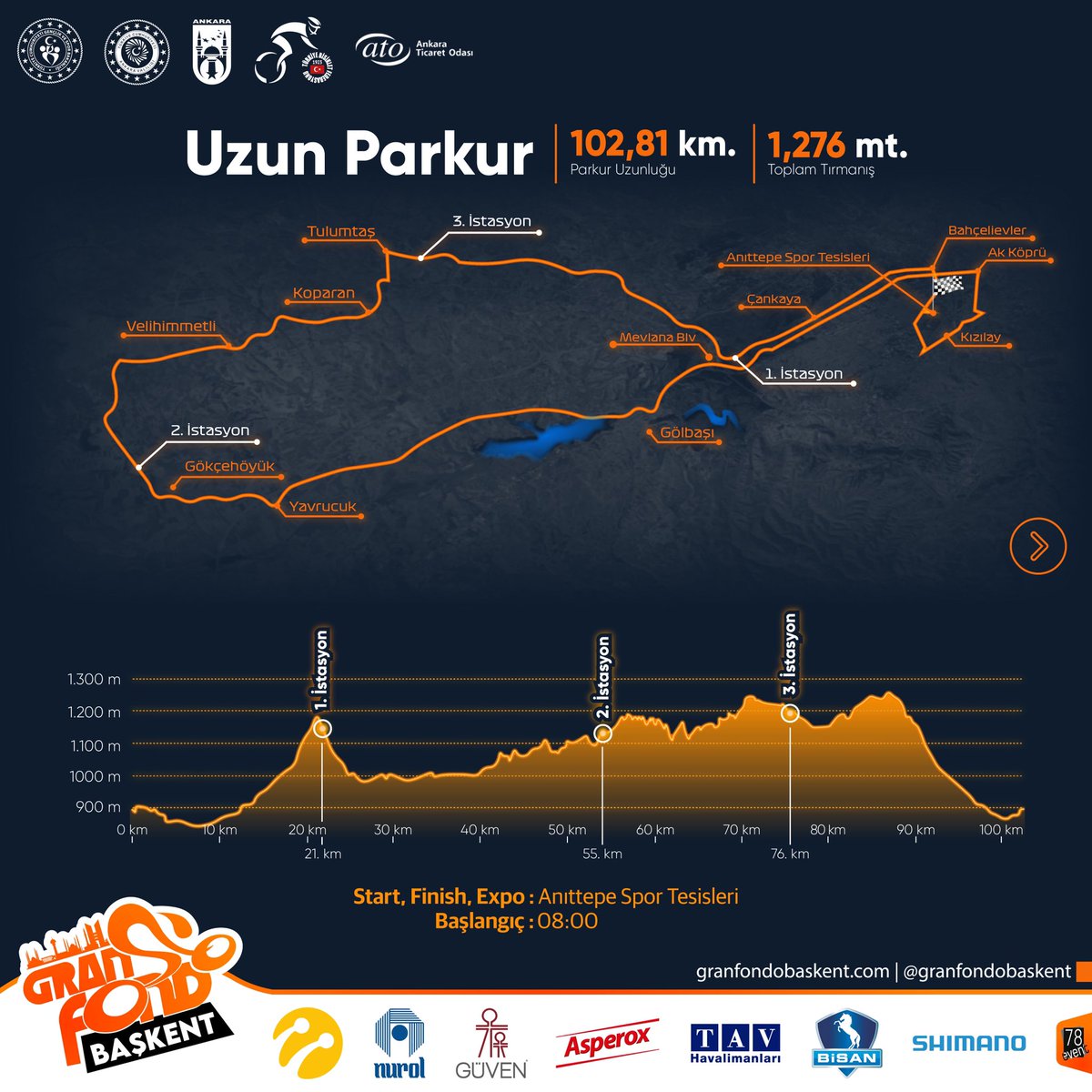 Granfondo Başkent’te parkur inceleme zamanı! Sporcularımız için Tarih, Şehir ve Doğa dolu bir öykü hazırladık!

📍21 Ağustos büyük yarış. 
📍Anıttepe Spor Tesisleri

<a href="/gencliksporbak/">Gençlik ve Spor Bakanlığı 🇹🇷</a>  <a href="/trbisikletfed/">Türkiye Bisiklet Federasyonu</a> <a href="/ATOkurumsal/">Ankara Ticaret Odası</a>  <a href="/nurolholdingas/">NUROL HOLDİNG A.Ş.</a> <a href="/GuvenHastanesi/">Güven Hastanesi</a> <a href="/asperox/">Asperox</a> <a href="/ShimanoTurkiye/">Shimano Türkiye</a>