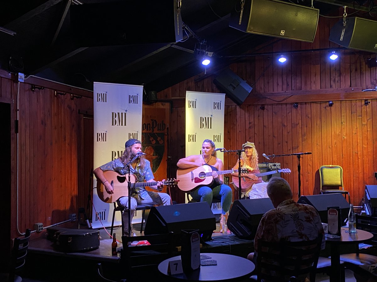 bmi's tweet photo. What an eventful month! See a few pics from our Saxon Songwriter Showcase at the historic @saxonpub in downtown Austin with @sherreepatrice, #EvanCharles, #JuliannaRankin, @jebbridgesmusi1, #EricMiddleton and #TrashyAnnie! #BMITexas https://t.co/52wbs3pm6G