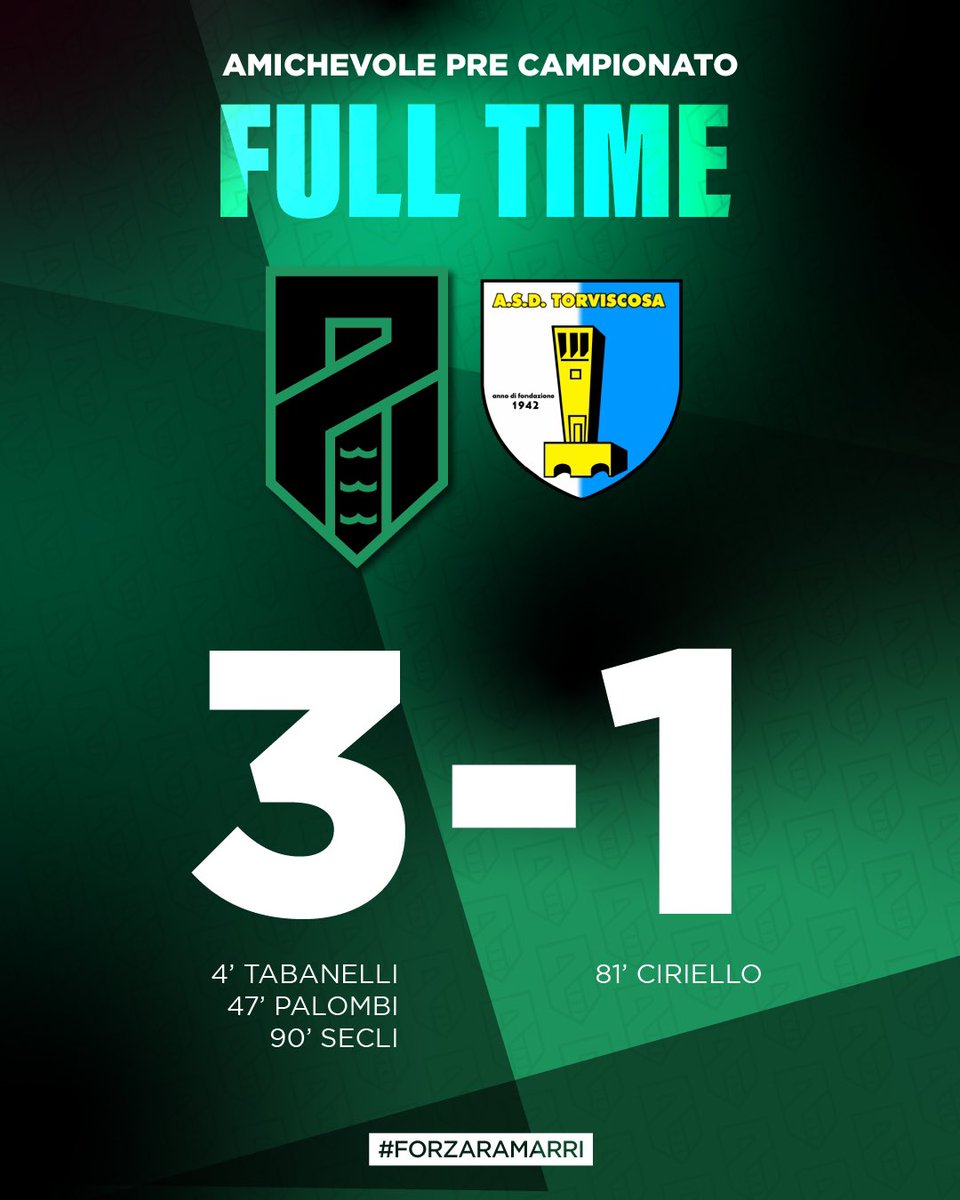 PordenoneCalcio's tweet photo. Buon campionato #Torviscosa 💪🏻
Grazie dell’ospitalità #Fiumicello 😉
#ForzaRamarri #ForzaPordenone https://t.co/OLwcTAkaAJ