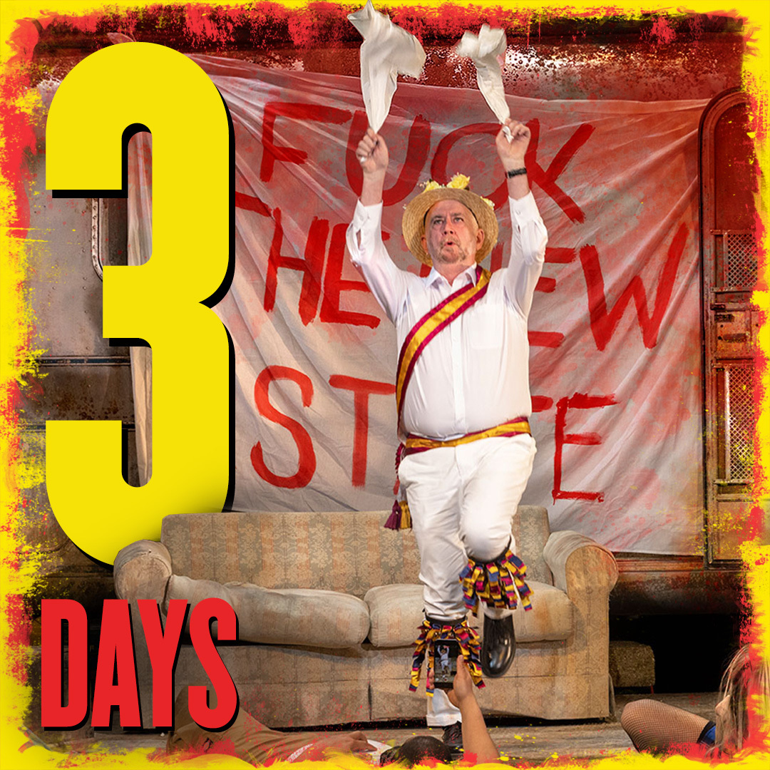 Hear ye, hear ye: Three Days left of #JerusalemThePlay.