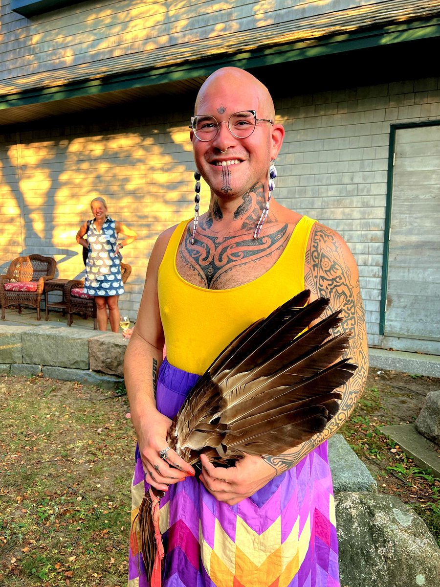 moseskdavis's tweet photo. JAX spent the evening at the Abbe Museum learning about the Wabanaki people and hearing the story of their creation. We give honor and respect to the Wabanaki, whose land we occupy in Bar Harbor, Maine. #jacksonlab @jacksonlab https://t.co/uCbAvTlDSe