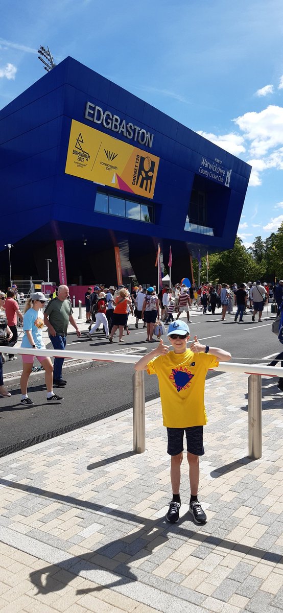 ClareB2019's tweet photo. Super day out at Edgbaston Cricket Ground for the Commonwealth Games 2022 Women's Bronze medal match.
#commonwealthgames2022 
@WestwoodYear6 https://t.co/9haZEhWCdV