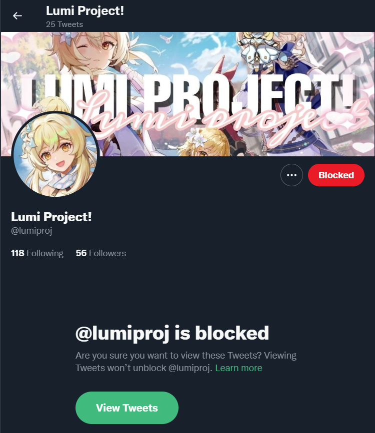 ProjLuminous's tweet photo. Hello everybody! Unfortunately we have to do this again: Please block and report @/lumiproj for spamming inappropriate materials to Lumine projects and fans. IF YOU ARE A MINOR OR SENSITIVE TO PORNOGRAPHIC MATERIALS please DO NOT look at the content: just block and report! https://t.co/D85kfcSekR