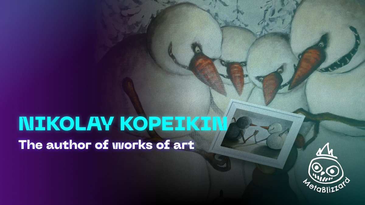 Did you know? ⛄️ 
Works of the artist Nikolay Kopeikin (our creator) are represented in museums, galleries and private collections in Austria, Germany, Great Britain, Hungary, Denmark, Spain, Italy, China, Netherlands, Switzerland, Slovenia, USA, Estonia, Japan 🌑