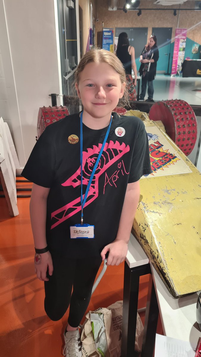 GlitterBombRobo's tweet photo. We have had a great weekend @XploreScienceUK 
It was great showing Glitterbomb on the anniversary of our episode of @UKRobotWars airing 6 years ago
#girlsinengineering #womeninengineering #wrexham https://t.co/MbYxw6KByv