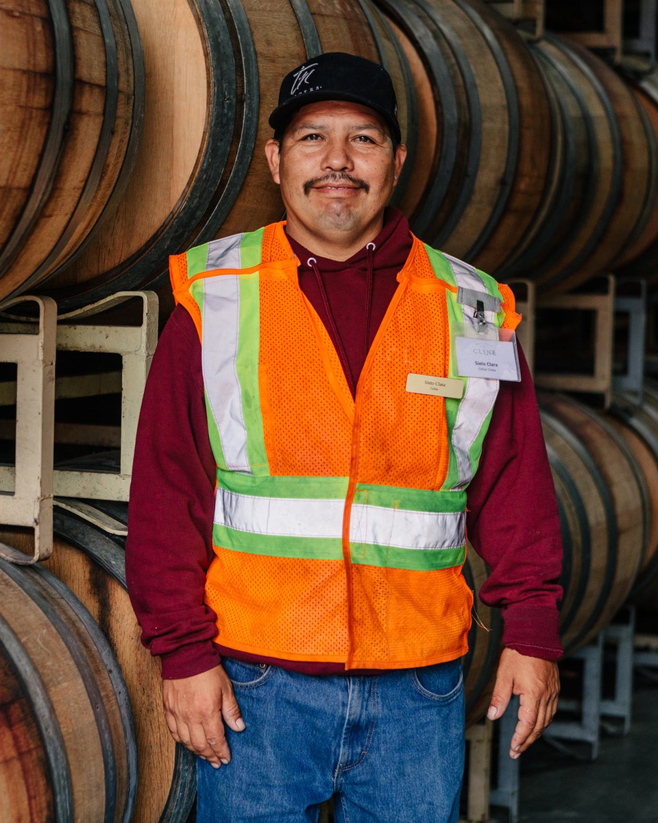 Meet Sixto, an invaluable member of our Cline Family Cellars Crew for 21 years! His favorite Cline wine is our North Coast Viognier, a choice we can definitely get behind. We are so lucky to have you on our team. Cheers to you, Sixto! #SonomaWinery #ClineFamilyCellars