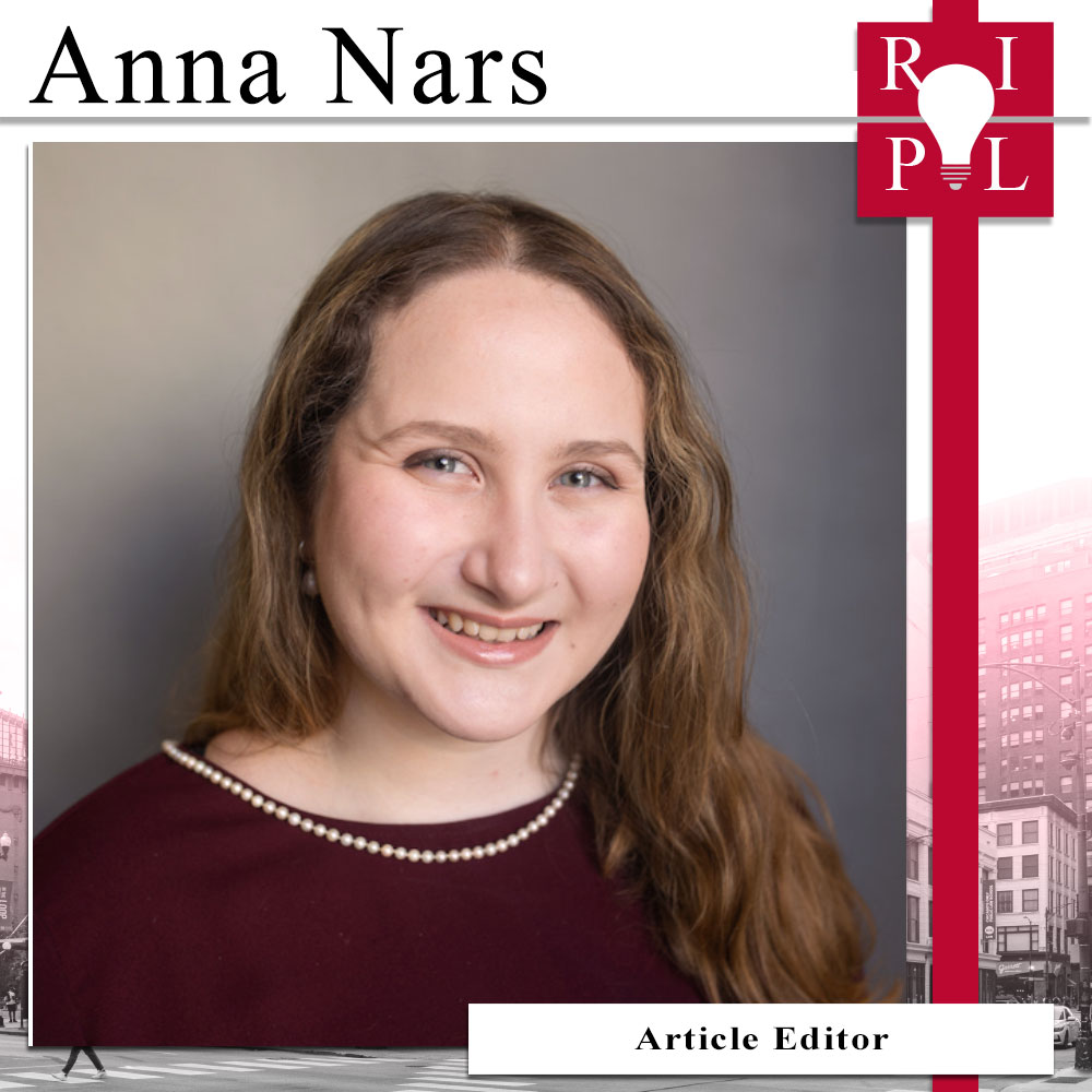 UIC_RIPL's tweet photo. Meet Anna Nars!  She is one of the five Article Editors on this year's RIPL Editorial Board! https://t.co/p6H7Zn4wL8
