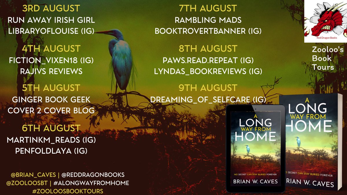 ZooloosBT's tweet photo. Review #martinkm_reads "Definitely a page turner and will be reading more by this author." ➡️https://t.co/Nvh4uhiur4 @brian_caves @RedDragonbooks #ALongWayFromHome #ZooloosBookTours https://t.co/5CWpDU96UA