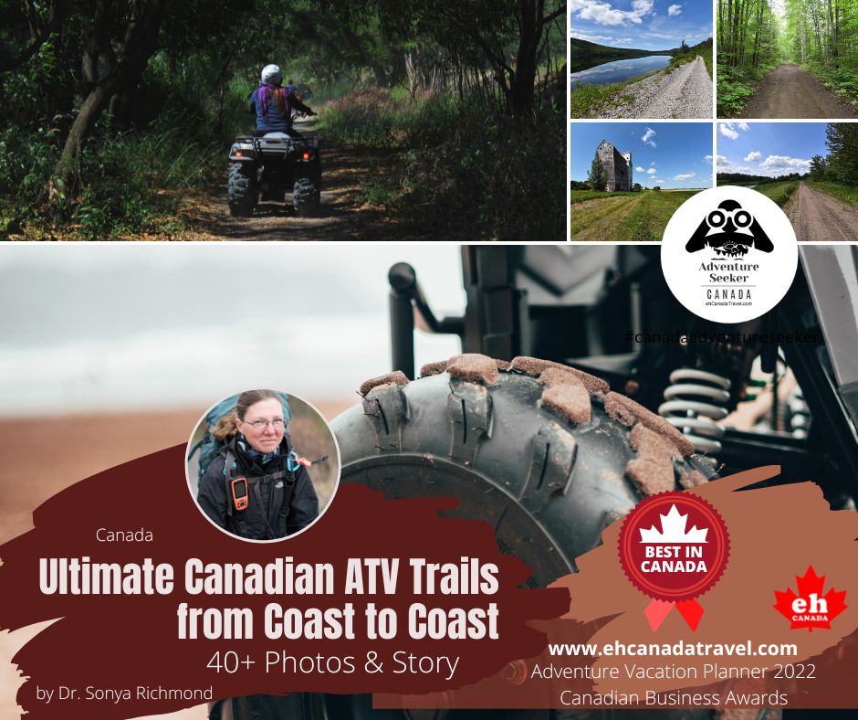 ehCanadaTravel's tweet photo. EH Adventure Story (40+ Photos): Ultimate Canadian ATV Trails from Coast to Coast published by Canada Adventure Seeker Dr. Sonya Richmond.
***
https://t.co/9pxLwzSA2D
***
#comewalkwithus #hike4birds #experiencecanada #explorecanada #atvcanada #offroadcanada https://t.co/hOLGFOvRHW