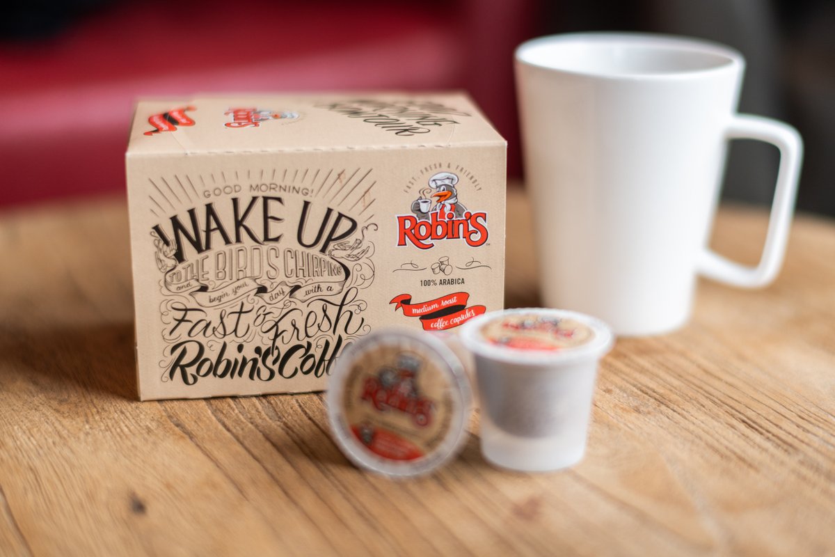 RobinsDonutsCAN's tweet photo. Enjoy your favourite coffee from the comfort of your own home π‘β
Available at your local Robin's for purchase!
#Robins #KCups #RobinsAtHome #RobinsDonuts #Coffee #CoffeeNearMe #Caffeine #CoffeeAtHome https://t.co/JU3I1FgSGC