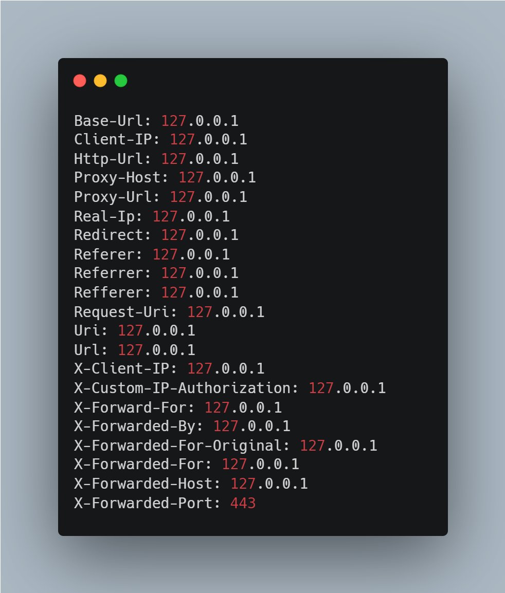 0dayCTF's tweet image. Best SSRF Bypass List (2022)
-
Copy ALL headers and paste in your request.
-
List: pastebin.com/YbsKrMpf
-
-
#cybersecuritytips #CyberSecurity #CTF #bugbounty #bugbountytips
