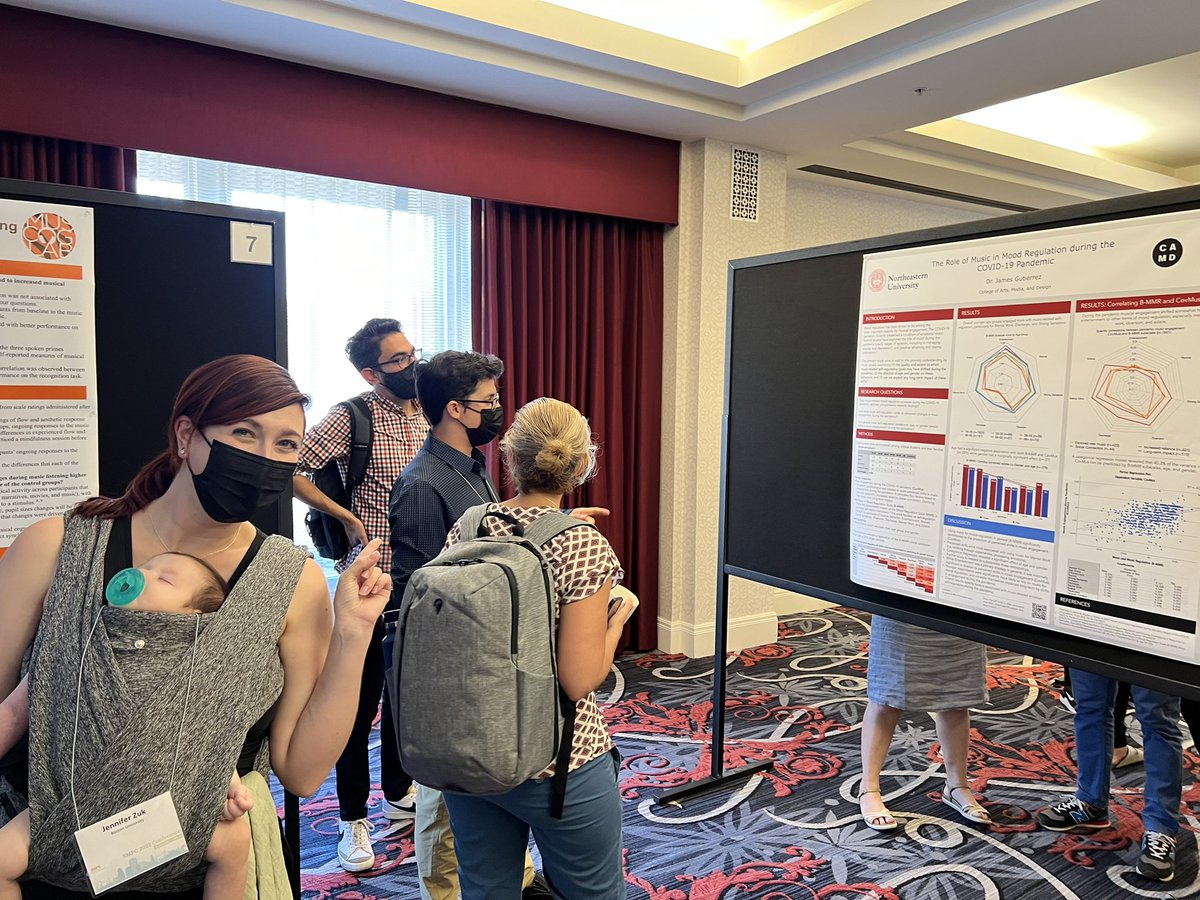 Psyche Loui (@psycheloui) on Twitter photo Cuteness alert! SMPC baby at daddy’s #musicscience poster #smpc2022 <a href="/JenniferMZuk/">Jennifer Zuk</a> <a href="/JGutierrez_22/">James Gutierrez, PhD</a> 😍 Cuteness alert! SMPC baby at daddy’s #musicscience poster #smpc2022 <a href="/JenniferMZuk/">Jennifer Zuk</a> <a href="/JGutierrez_22/">James Gutierrez, PhD</a> 😍
