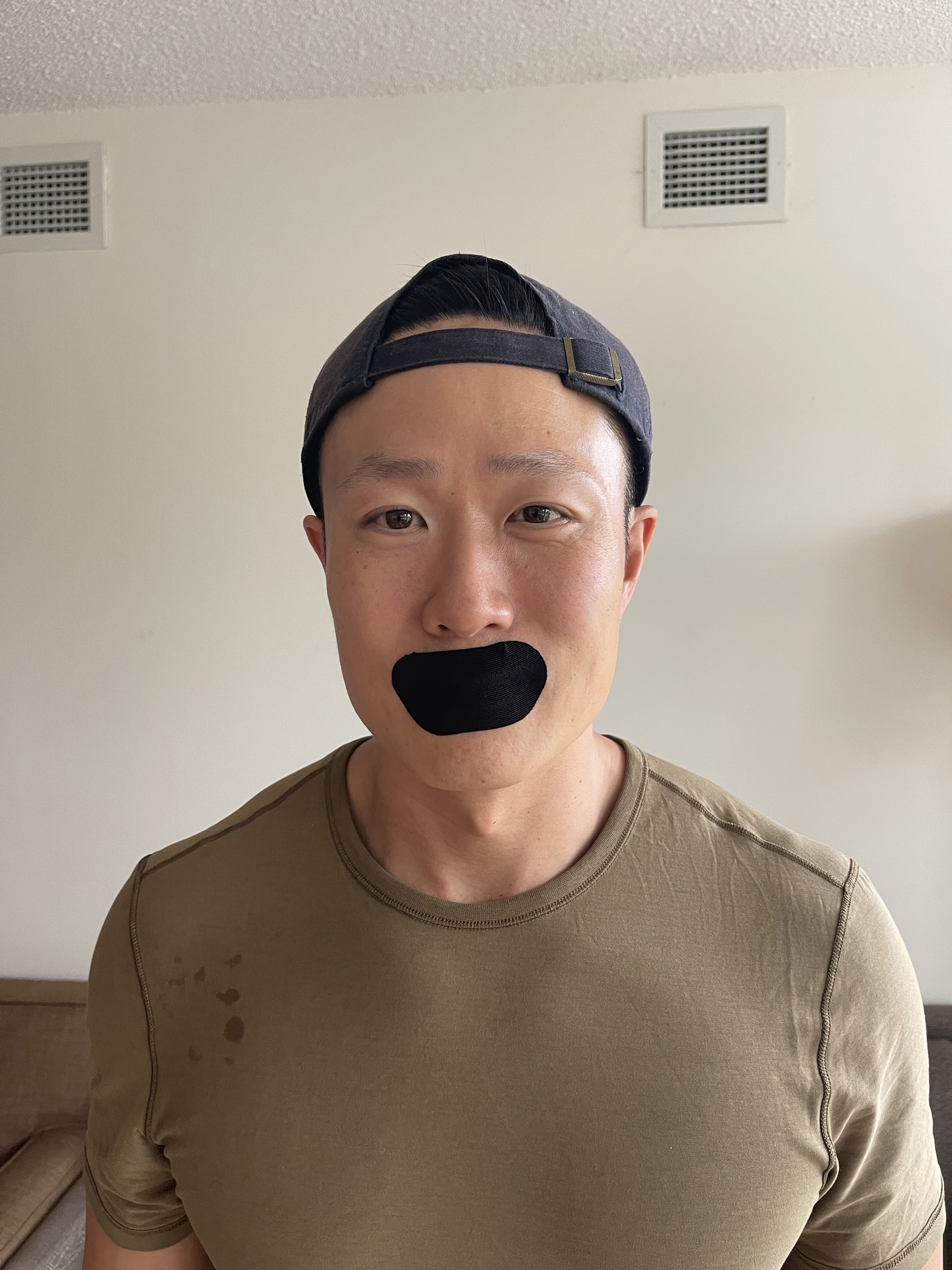 7. How do I tape my mouth?

I first used a cheap 3M non-allergenic tape from amazon. I taped the top