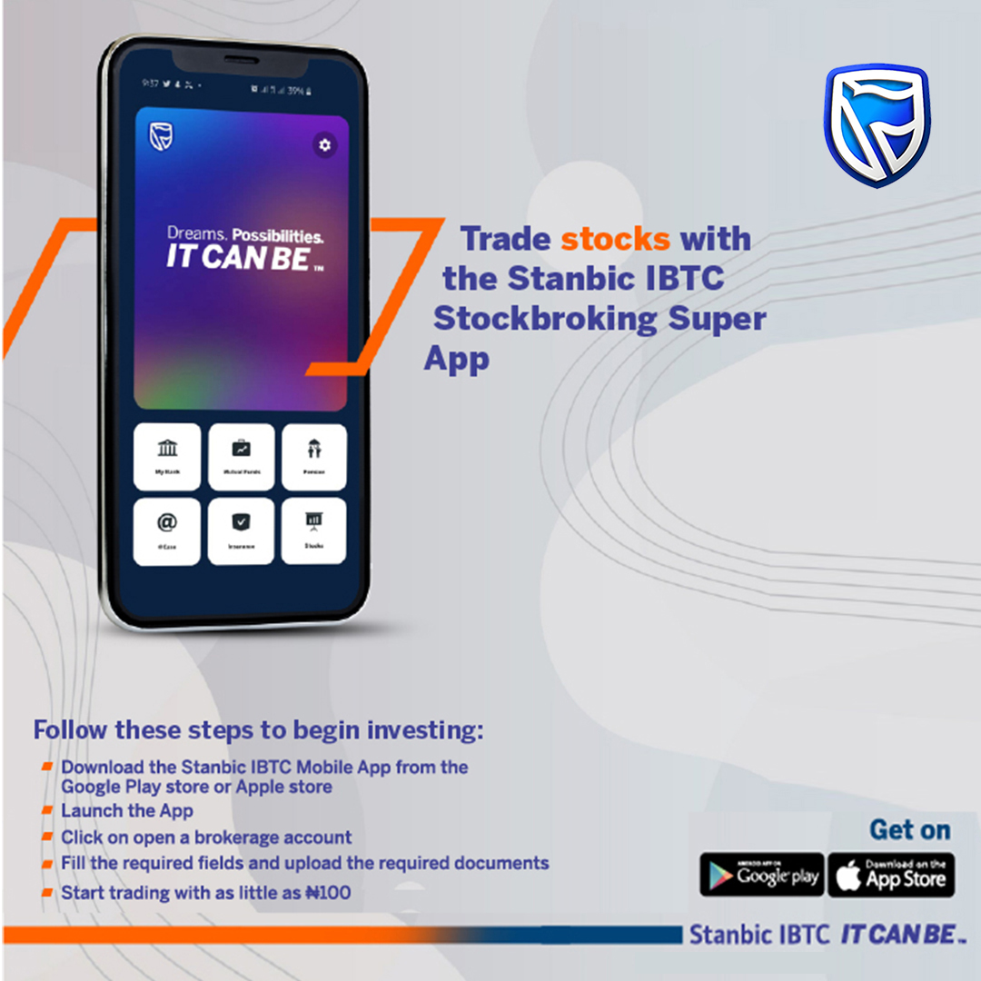 StanbicIBTC's tweet photo. Convenience at your fingertips! Get started by downloading the Stanbic IBTC Stockbroking App. We can also guide you through the process when you send an email to StartWithZero@stanbicibtc.com
#ITCANBE
#StartWithZero
#Stocks https://t.co/QcKojQcmWD