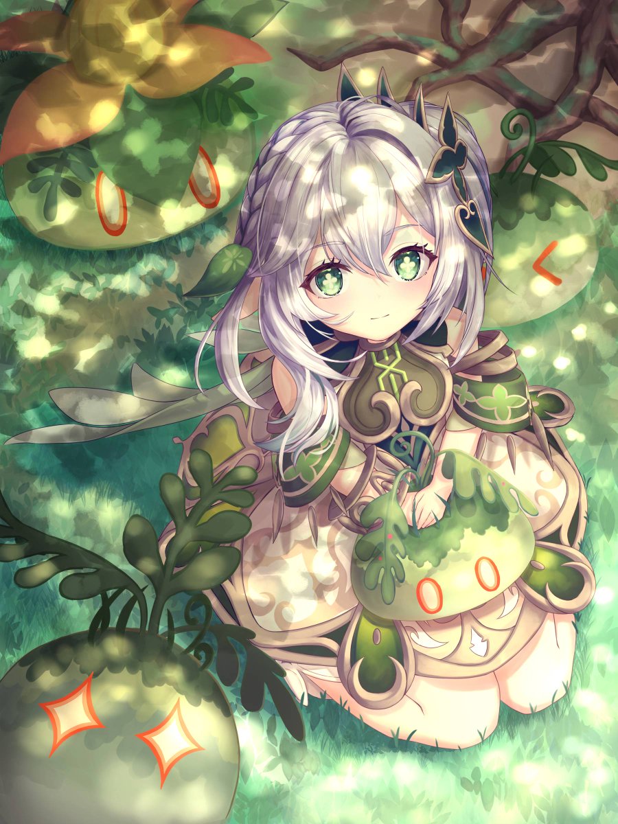 手描きイラスト 原神 ナヒーダ