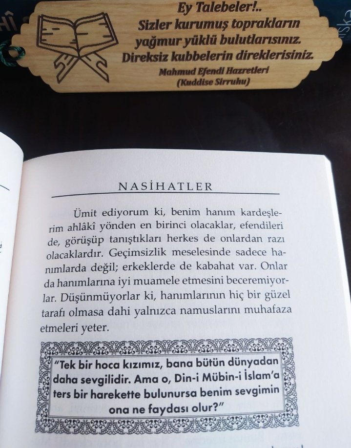 Efendi hazretlerimizden...