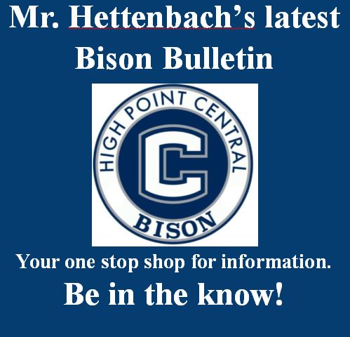 High Point Central (@hpchighschool) on Twitter photo Mr. Hettenbach's weekly Bison Bulletin for August 7.
buff.ly/3SqYMNP
<a href="/hpcbisonfball/">High Point Central Football</a> <a href="/HPCBisonSports/">HPC Athletics</a> <a href="/HPC_SGA/">High Point Central High School SGA</a> <a href="/HPCBisonPTO/">HPC Bison PTO</a> <a href="/hpcbisonbball/">High Point Central HS Boys Basketball</a> <a href="/hettenm/">Mike Hettenbach</a> Mr. Hettenbach's weekly Bison Bulletin for August 7.
buff.ly/3SqYMNP
<a href="/hpcbisonfball/">High Point Central Football</a> <a href="/HPCBisonSports/">HPC Athletics</a> <a href="/HPC_SGA/">High Point Central High School SGA</a> <a href="/HPCBisonPTO/">HPC Bison PTO</a> <a href="/hpcbisonbball/">High Point Central HS Boys Basketball</a> <a href="/hettenm/">Mike Hettenbach</a>