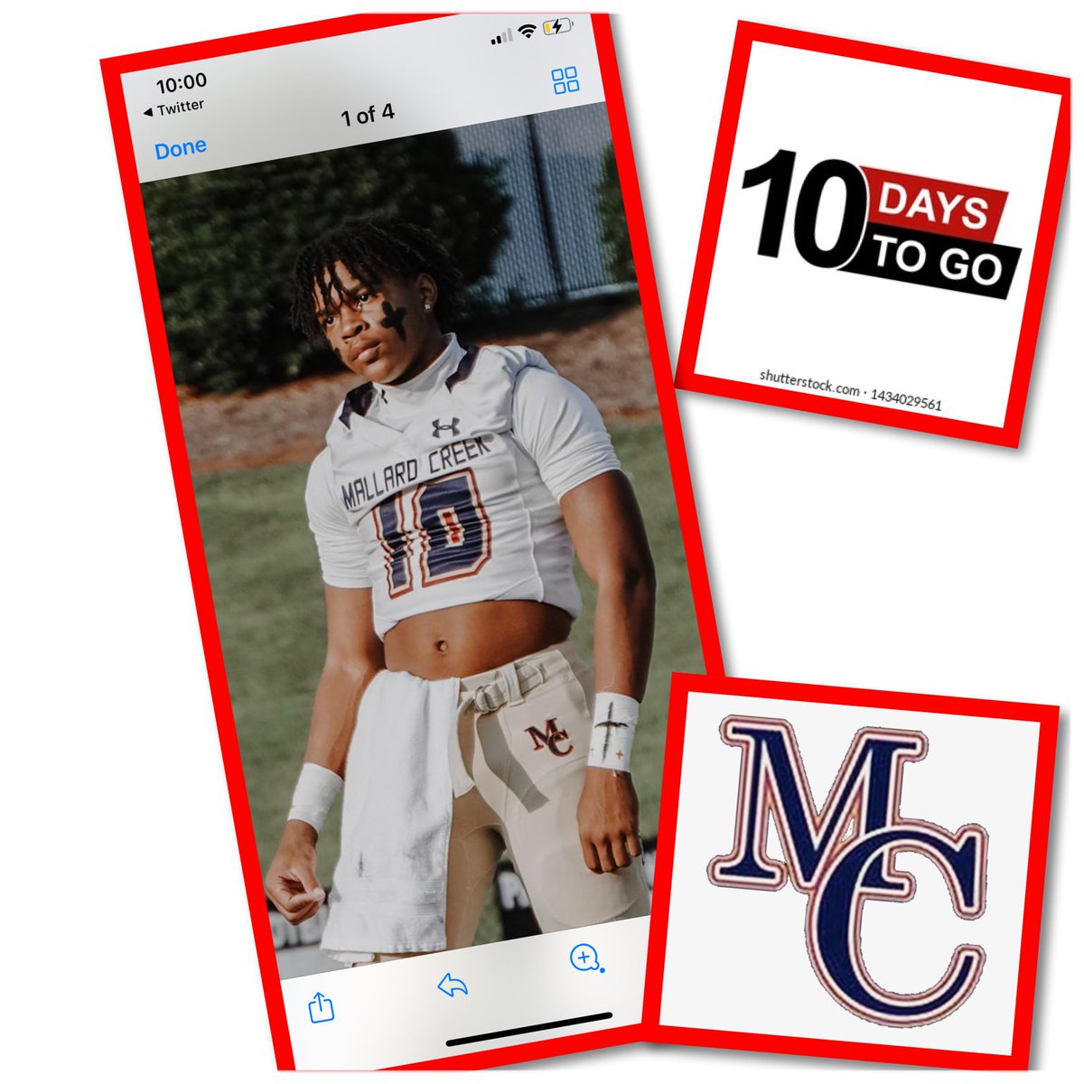 Representing 10 Days, Junior QB ⁦@Tr3Robinson⁩ ⁦@mcmavsathletics⁩ #Creekboyz