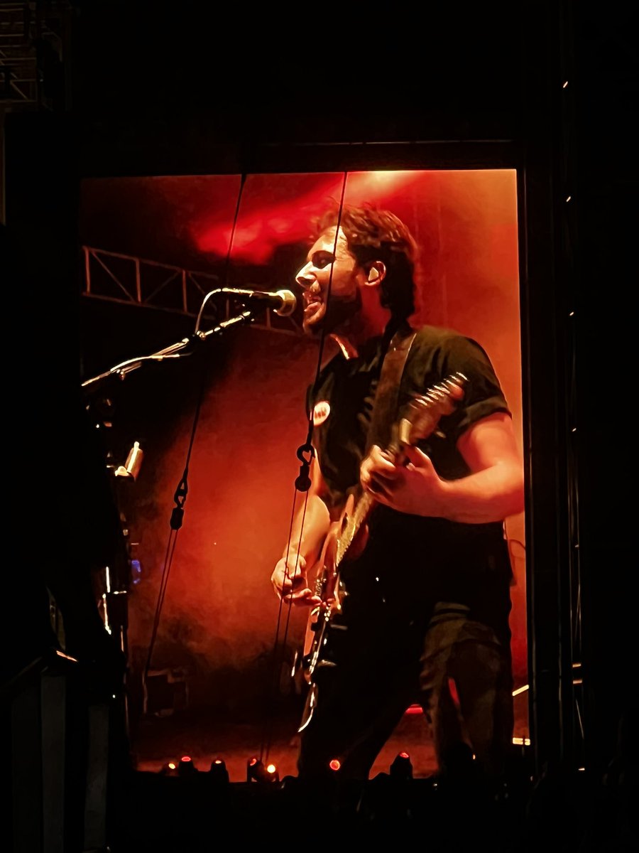 Literally downloaded twitter to show you these photos! Was at <a href="/rockthesouth/">Rock the South</a> yesterday and caught some pretty Epic photos of <a href="/MorganWallen/">morgan wallen</a> Band! Band appreciation post. I hope Morgan sees this because I don’t know any of the band members names to tag them 😭