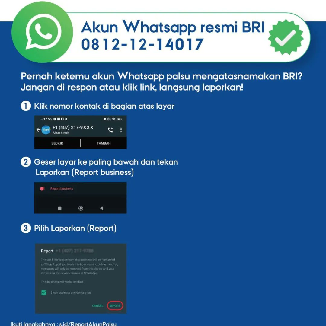 RonnySuhariyan1's tweet photo. Tetap waspada dan selalu berhati-hati..
#brillianfightsocialengineering
#brillianlawanbegalrekening https://t.co/rW9zzyoJLU
