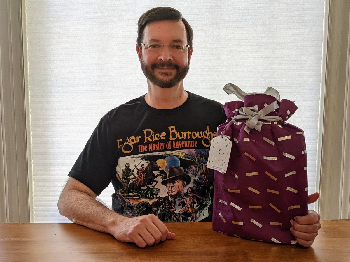 RaD_Adventures's tweet photo. Terrific birthday gifts from my dear friend Brian @bri_reno including a collection of #Tarzan comic strips, an #EdgarRiceBurroughs t-shirt, and a stunning commission of #EmmaPeel from #TheAvengers by #ChrisRing! Thanks Brian! https://t.co/F1W411TbFS