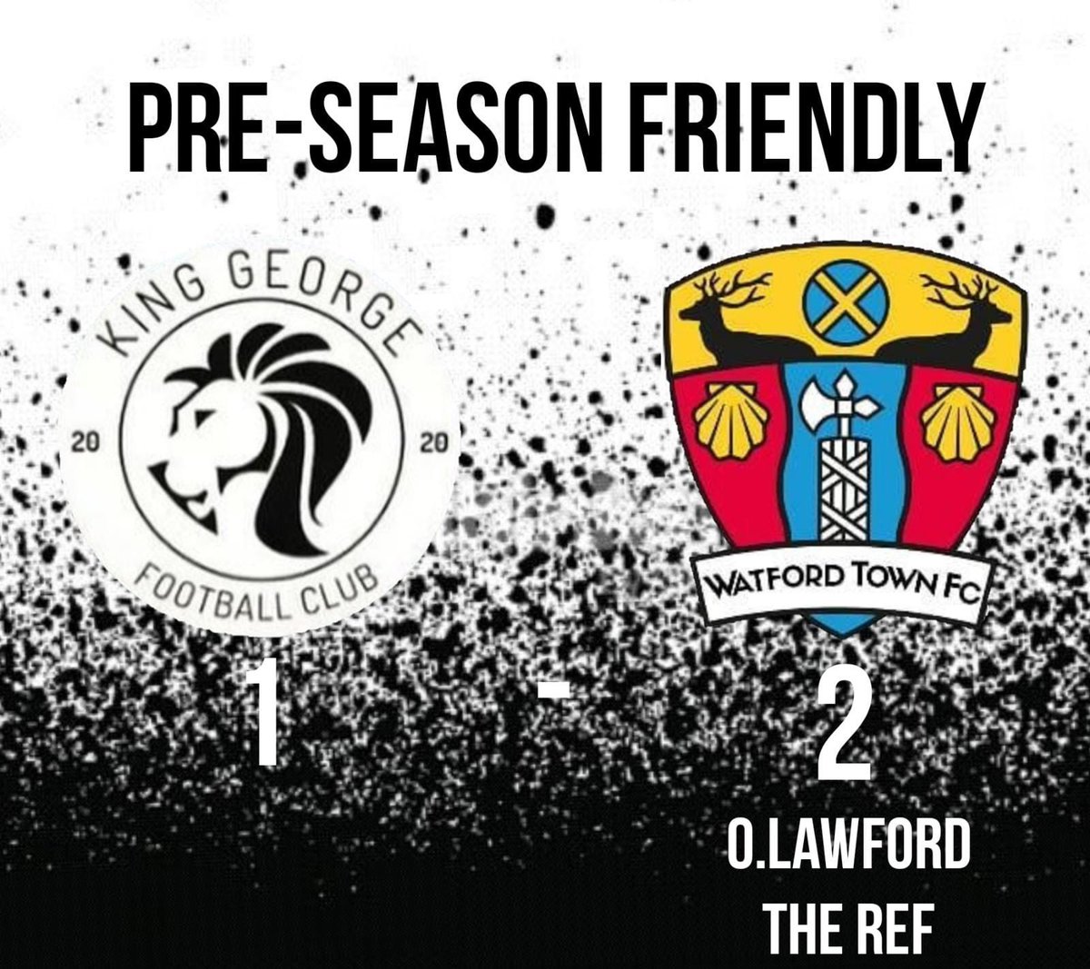 With <a href="/GlennSSC/">Glenn Sports</a> bottling our friendly this morning we played @KingGeorgeFC1 we won 2-1 in a tight game that we started with 10 men  goals score by <a href="/OllieLawford/">Ollie Lawford</a> and panos with a goal direct from a corner #UTT