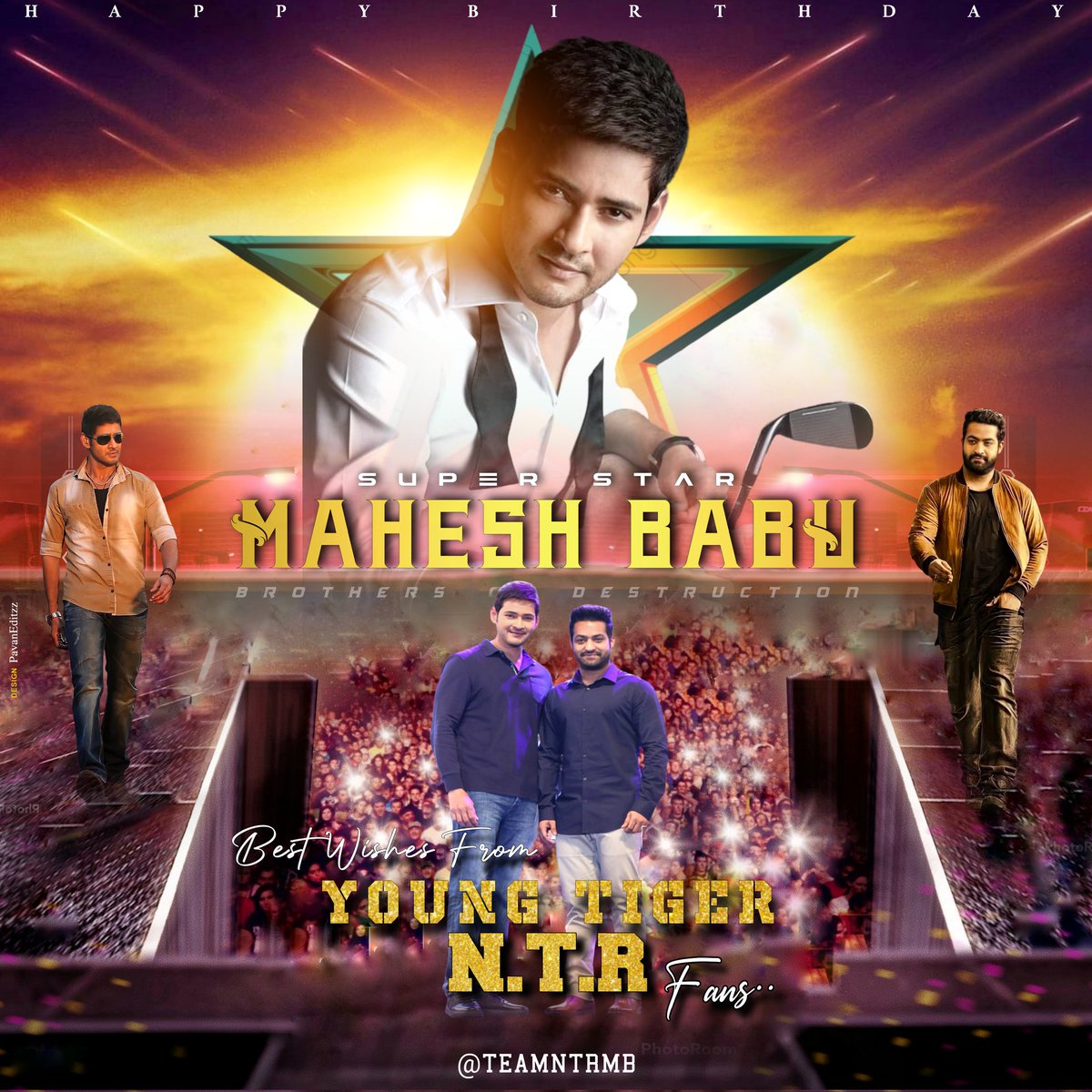 Here is My Side CDP 😍🤗💥
We are Happy to Revealing the Mutual Birthday CDP Of Mahesh Anna 🥳 @TEAMNTRMB ❤🙏

Eic - @PavanEditzz 

@urstrulyMahesh @tarak9999 
♥️
#SSMBBdayCDP #MaheshBabu𓃵 #ManOfMassesNTR #NTR𓃵 #BrothersOfDestruction #ReigningSuperStarMAHESH 
#HBDMaheshBabu