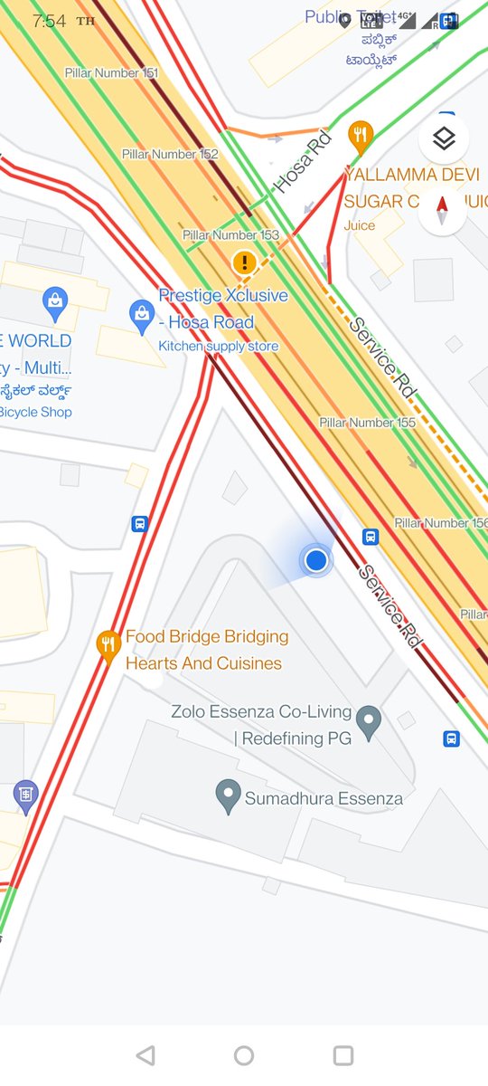 sujesh1910's tweet photo. @blrcitytraffic @ecitytrfps hosa road service road in basapura is stagnant with traffic. This is is a perpetual problem. No vehicles moving. @BBMPCOMM please widen basapur road by using the tresspassed property https://t.co/dNJwPmX9c5