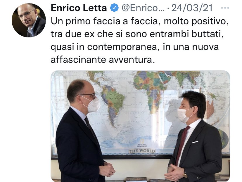 F_Tarantini's tweet photo. Ci pensi mai a noi due? Agli sbagli? #Calenda #LettaCalenda #coalizioni https://t.co/qTSmRWp8mz
