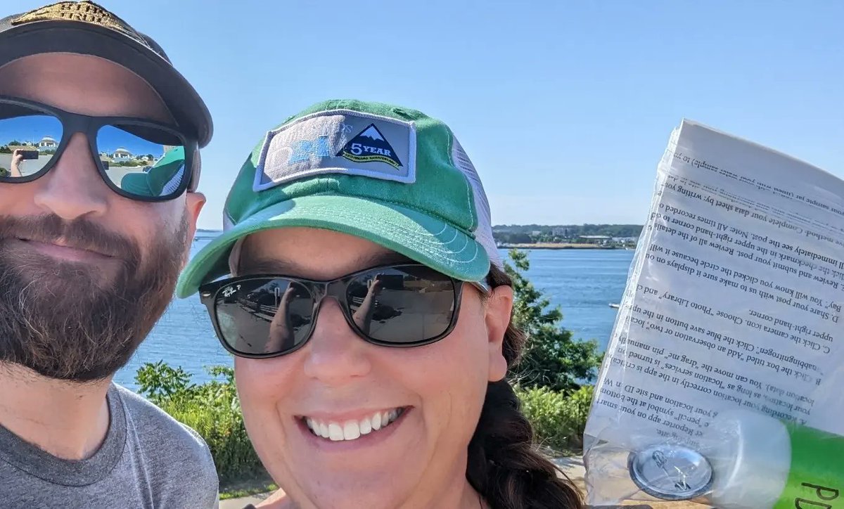 SarahLongWMTW's tweet photo. Out on the Eastern Prom this morning, with 100+ other volunteers spread along and on Casco Bay, #nabbingnitrogen for Friends of @CascoBay
#maine #wmtw #cascobay #portland #portlandmaine #healthybay #protectourwater #volunteer #forecastingourfuture https://t.co/qrmg44XBDJ