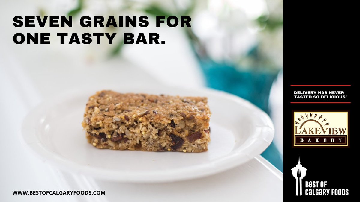 Whether it's their Mountain Man Cookies or this Seven-Grain Bar, <a href="/lakeviewbakery/">Lakeview Bakery and Lakeview Bakery Gluten-Free</a> has the perfect baked goods for a nice hike. They also have a variety of other gluten-free options too!

Available for delivery through Best of Calgary Foods.

Shop at bestofcalgaryfoods.com