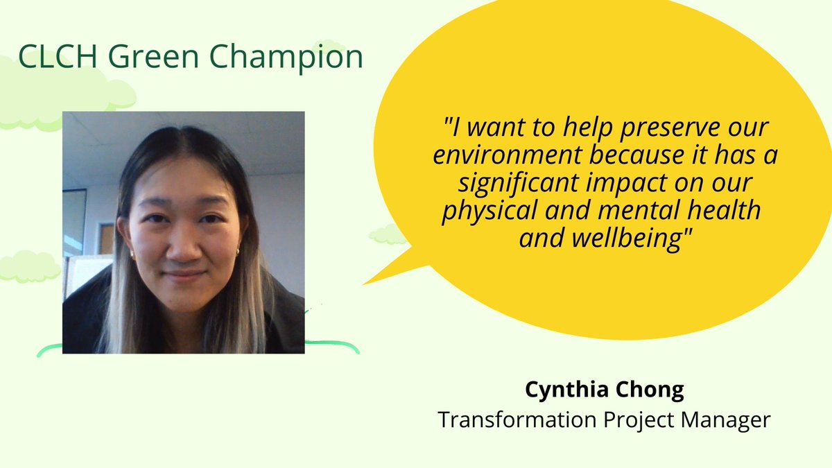 We recently chatted with Cynthia Chong (Transformation Project Manager) to find out more about her motivation towards why she became a green champion and what actions she is undertaking to help protect the environment. 

Read Cynthia's story: bit.ly/3PF30j9

#NetZero