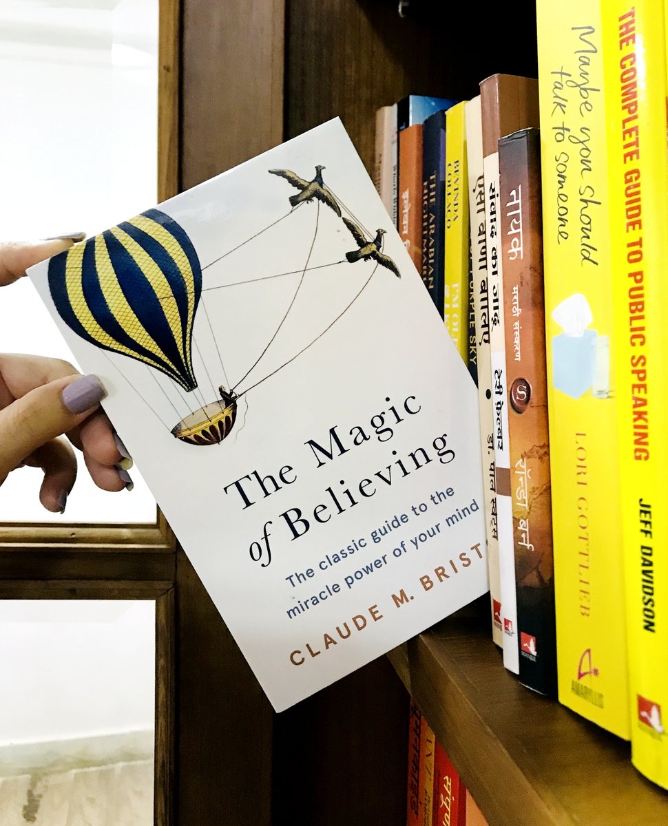 ManjulPubHouse's tweet photo. If you seek to better yourself, look no further. 'The Magic of Believing' has got you covered. ✨
Get your copy today!
#manjulpublishinghouse #themagicofbelieving #claudembristol #selfhelpbook https://t.co/uBAxMULHK3