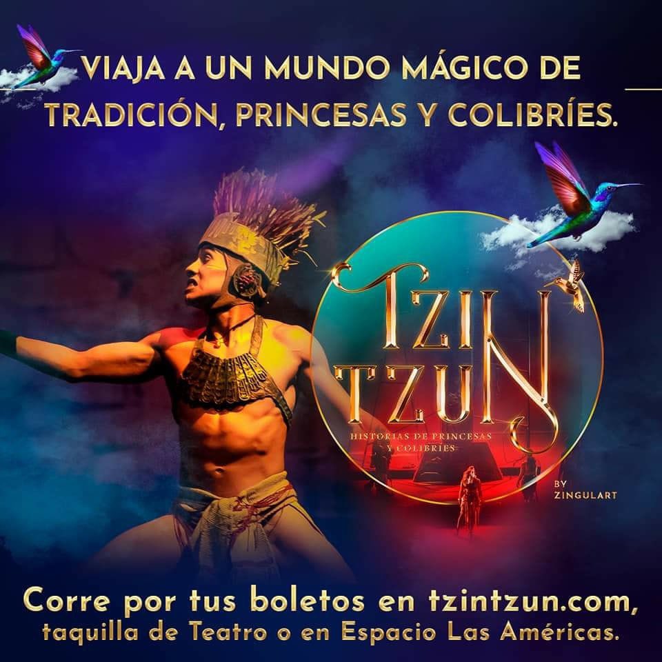 ¡𝑹𝒆𝒄𝒐𝒎𝒆𝒏𝒅𝒂𝒄𝒊ó𝒏 𝑪𝑨𝑵𝑨𝑹𝑰𝑨! 

¿Domingo en Morelia? No se pierdan la obra #TzinTzun en el Teatro Mariano Matamoros 🎭 👌

| Miércoles a sábado |     7:00 pm 
| Domingo |   12:00 pm y 5:00 pm 

tzintzun.com

#LaHistoriaContinúa🟡🔴